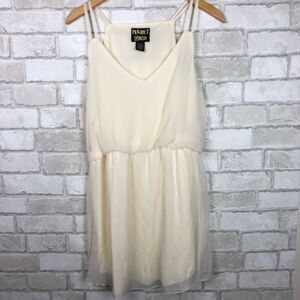 NWT Planet Gold Blouson Mini Dress Size L